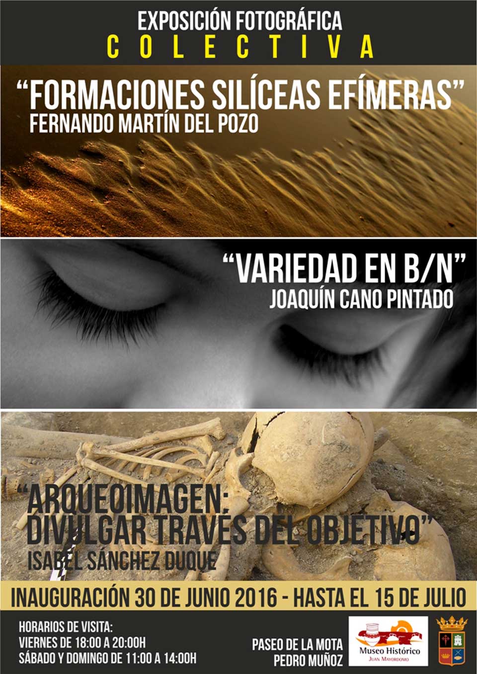 Exposición fotográfica colectiva en el museo histórico municipal de Pedro Muñoz
