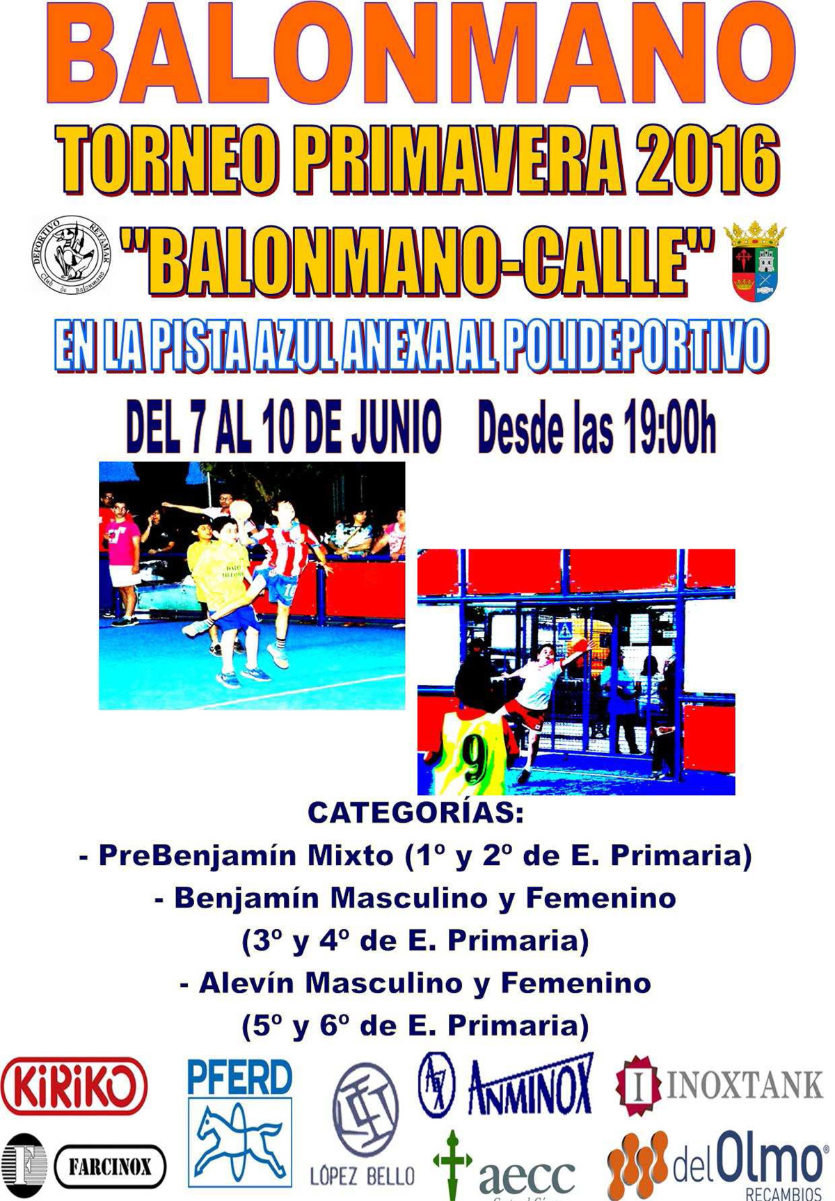 Torneo de primavera 2016 "Balonmano Calle"