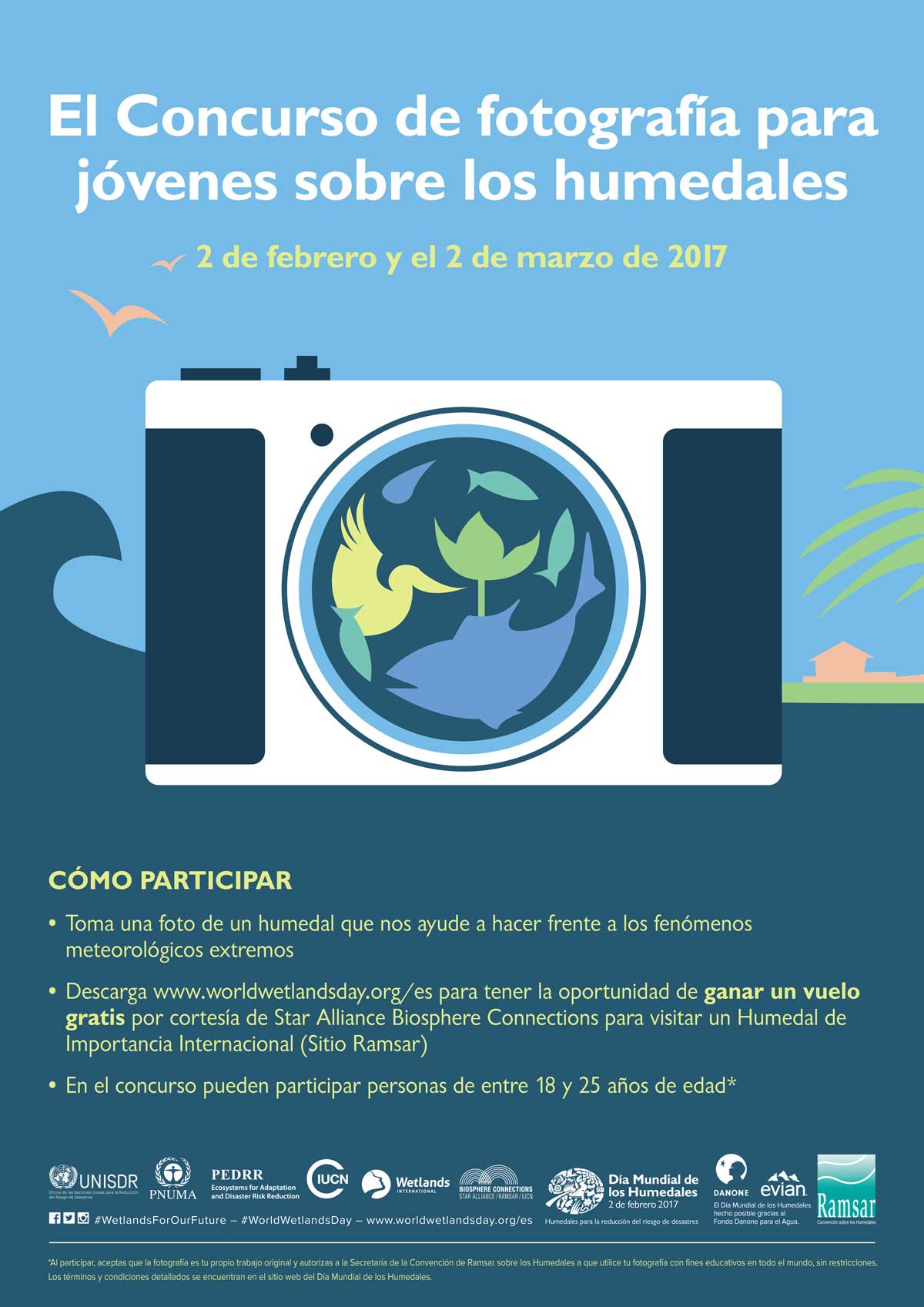 RAMSAR lanza un concurso de fotografía para jóvenes sobre los humedales
